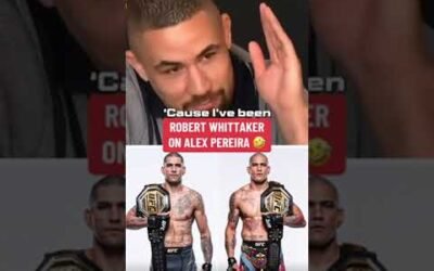 Whittaker on middleweight Pereira 😂