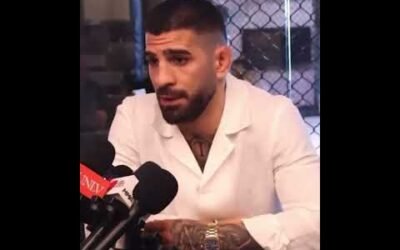 Topuria guarantees a finish in the 1st round vs. Oliveira at #UFC317 👀 (via @themaclifeofficial/IG)