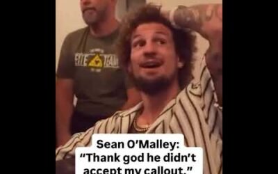 Sean O’Malley regrets his callout of Topuria last year after seeing him KO Oliveira at UFC 317 😅