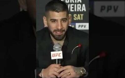 Ilia Topuria was asked why he was smiling when during his walkout at UFC 317 👀