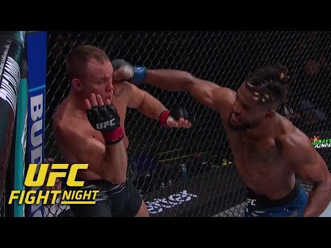 Morgan Charriere knocks out Nate Landwehr with wild flurry to start Round 3 | UFC Nashville