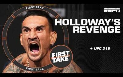 UFC 318 🍿👀 Max Holloway on fighting Dustin Poirier in his retirement match | First Take