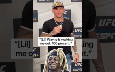 Dustin Poirier officially announces Lil Wayne will be walking out with him at UFC 318 in NOLA 👀🔥