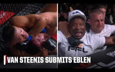 Costello van Steenis stuns Johnny Eblen with submission in final seconds | ESPN MMA