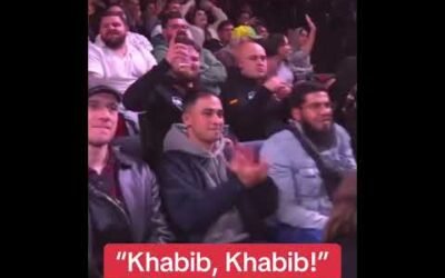 The crowd in South Africa chanting Khabib’s name 🤝 (via @PFLMMA/TT)