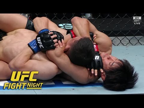 Tatsuro Taira submits HyunSung Park in main event of #UFCVegas108 | ESPN MMA