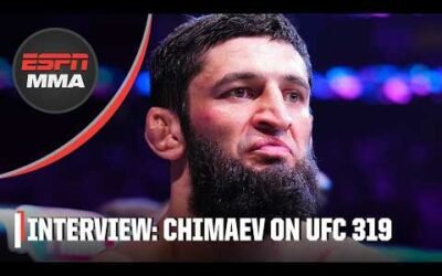 EXCLUSIVE Khamzat Chimaev interview 👏 Preparing for #UFC319 & more! | ESPN MMA