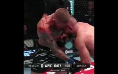 What a fight from Rębecki and Duncan 😲 #UFCVegas108