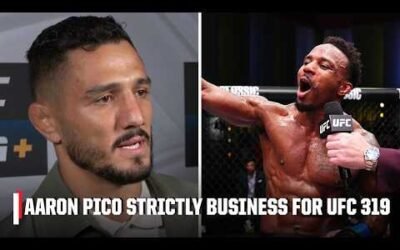 Aaron Pico ahead of #UFC319 🗣️ ‘I came here on a business trip to HURT SOMEBODY’ 😳 | MMA on ESPN