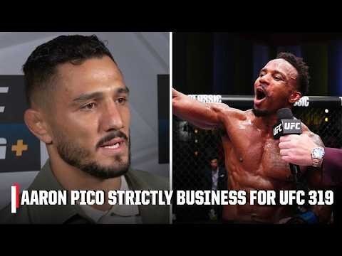 Aaron Pico ahead of #UFC319 🗣️ ‘I came here on a business trip to HURT SOMEBODY’ 😳 | MMA on ESPN