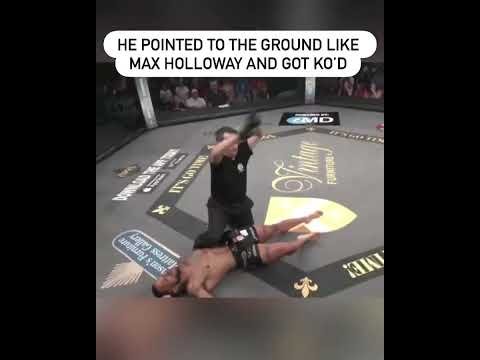 He did the Max Holloway point 😲 (via akafights/IG)