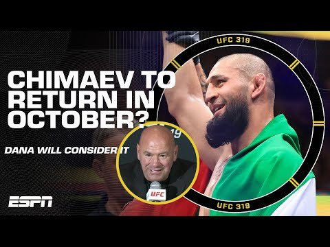 Dana White says he’d consider booking Khamzat Chimaev for Abu Dhabi | UFC 319 Post Show