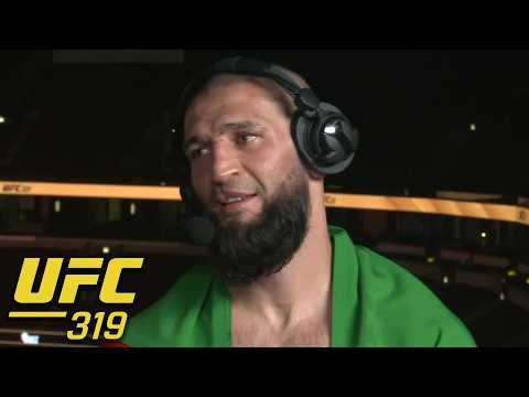 Khamzat Chimaev recaps his win vs. Dricus Du Plessis at UFC 319 | ESPN MMA