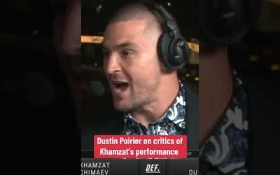 The Diamond on Khamzat’s critics 👀 #UFC319