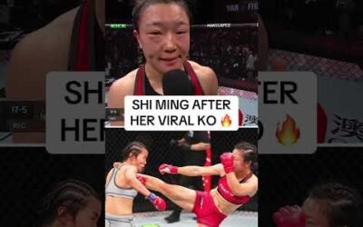 Shi Ming had this to say about her opponent after her viral KO last year 🤝