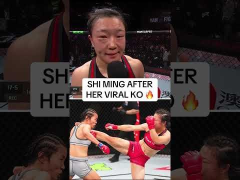 Shi Ming had this to say about her opponent after her viral KO last year 🤝