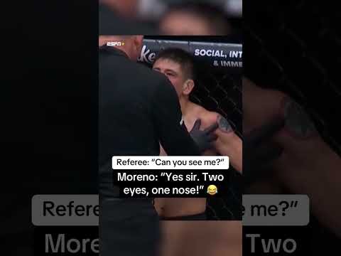 Moreno’s response 😂