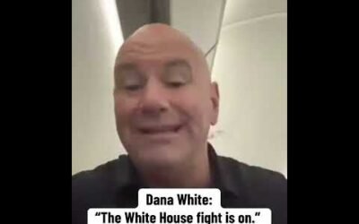 The White House card is on (via danawhite/IG)