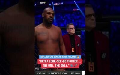 This Bruce Buffer intro for Jon Jones 🎤
