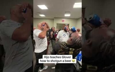 Aljo gave Glover a lesson 😂 #UFC320