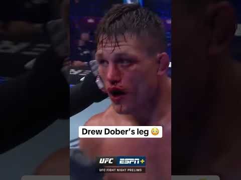 Drew Dober’s leg 😳 #UFCVancouver