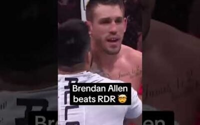 The ending of the #UFCVancouver main event