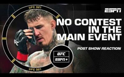 Aspinall vs. Gane Reaction 🏆 Main event ends in a no contest | UFC 321 Post Show