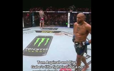 Aspinall vs. Gane is ruled a no contest #UFC321